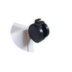 Chariot de rangement de cuisine, plateau en vinyle marbré, 1 tiroir, 3 étagères, blanc, roulettes
