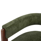 Fauteuil d'appoint moderne en velours, pieds en bois d'hévéa, capacité de 136 kg