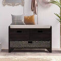 Whisen Storage Bench with Removable Basket and 2 Drawers
