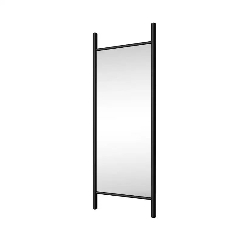 PexFix 21 in. W x 64 in. H Ladder-Style Solid Wood Framed Mirror in Brown