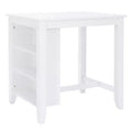 Shelby Solid Wood Space Saving Counter Height Table White - Powell