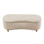Banc de rangement à charnières flip-top Boucle, taupe, 122 cm L, capacité 181 kg, charnières à fermeture douce