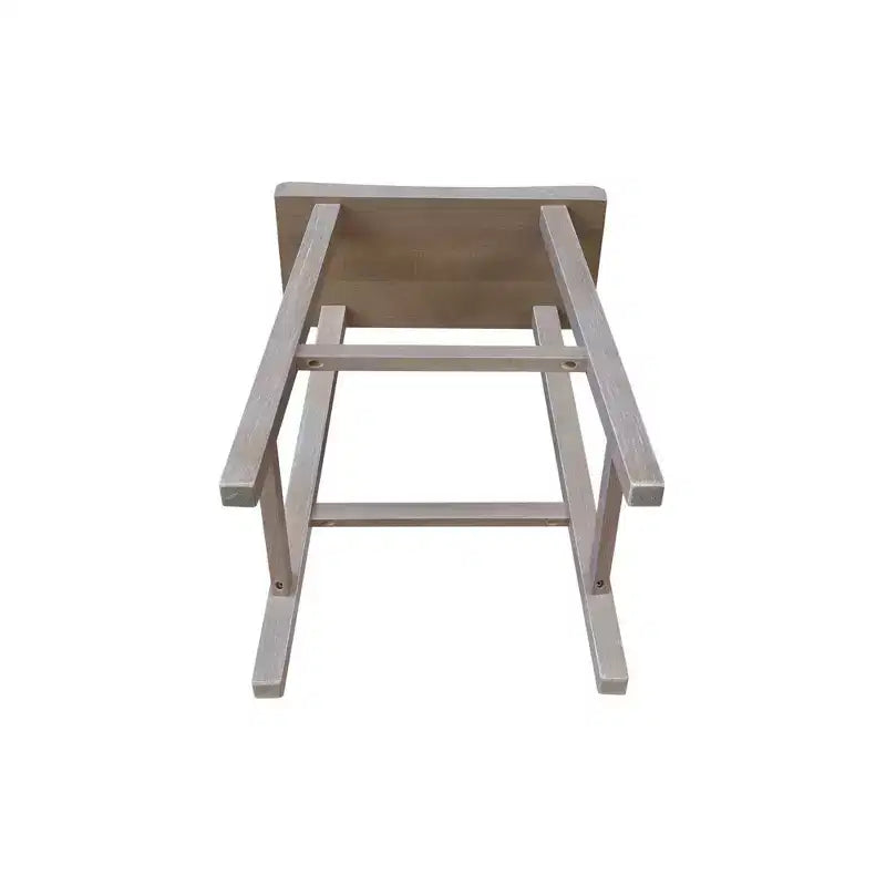 Tabouret de bar selle, hauteur comptoir, en bois d'hévéa, sans dossier ni accoudoirs, H 61 cm