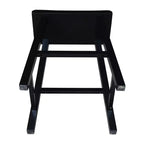 Tabouret de bar selle, hauteur comptoir, en bois d'hévéa, sans dossier ni accoudoirs, H 61 cm