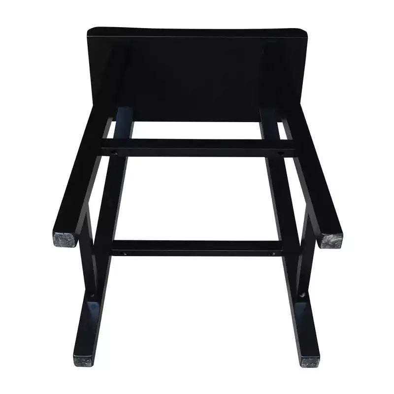 Tabouret de bar selle, hauteur comptoir, en bois d'hévéa, sans dossier ni accoudoirs, H 61 cm