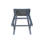 Tabouret de bar selle, hauteur comptoir, en bois d'hévéa, sans dossier ni accoudoirs, H 61 cm