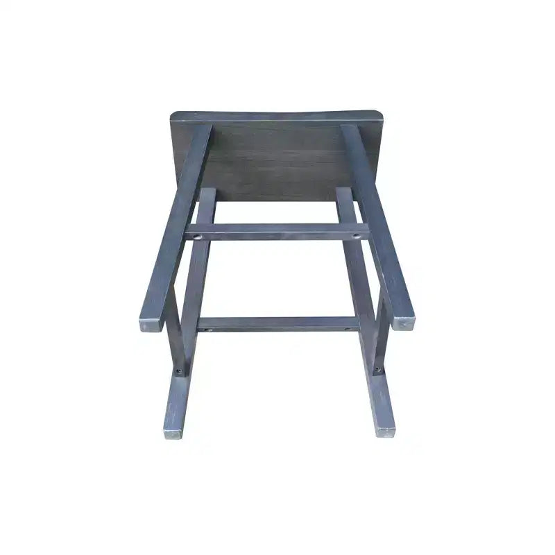 Tabouret de bar selle, hauteur comptoir, en bois d'hévéa, sans dossier ni accoudoirs, H 61 cm