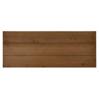 Banc d'entrée rectangulaire en bois avec étagère en fer, marron rustique, 91 cm l x 51 cm H