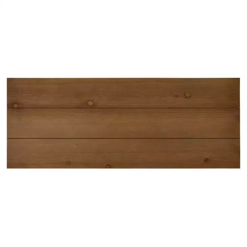 Banc d'entrée rectangulaire en bois avec étagère en fer, marron rustique, 91 cm l x 51 cm H