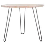 Table à manger en bois Mid-Century Modern, plateau libre, 4 places, 100 cm L x 90 cm P