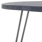 Table à manger en bois Mid-Century Modern, plateau libre, 4 places, 100 cm L x 90 cm P