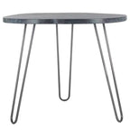 Table à manger en bois Mid-Century Modern, plateau libre, 4 places, 100 cm L x 90 cm P