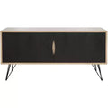 Jeralyn Sideboard - FOX4232 - Light Oak/Black - Safavieh Couture
