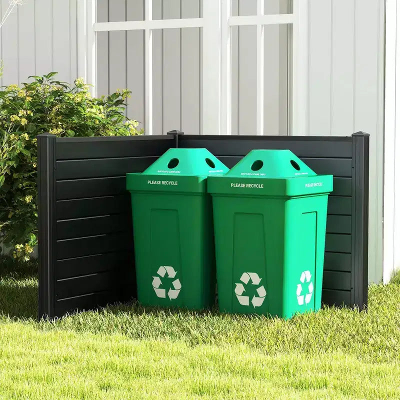 Brise-vue pour climatiseur avec piquets de terre, 122 cm (L) x 95 cm (H)