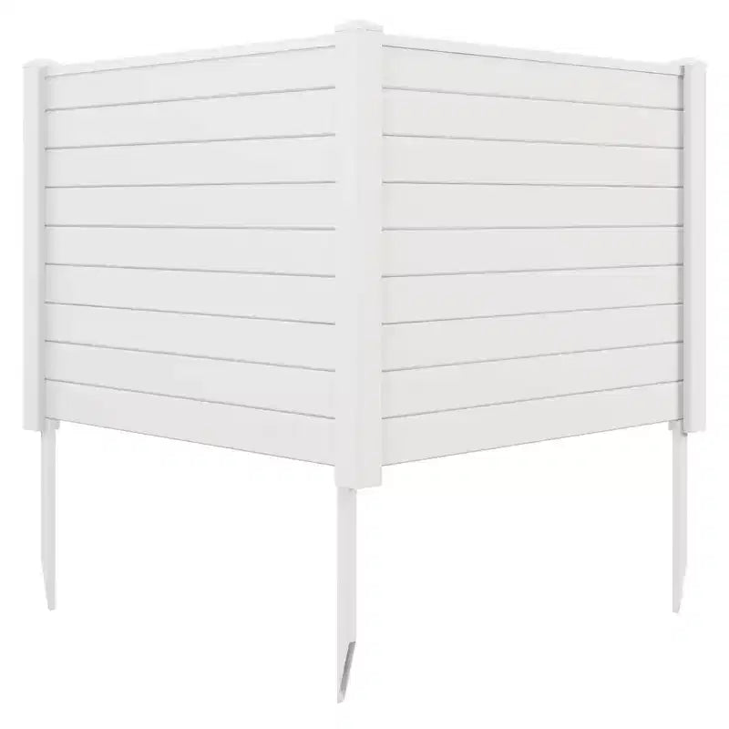 Brise-vue pour climatiseur avec piquets de terre, 122 cm (L) x 95 cm (H)