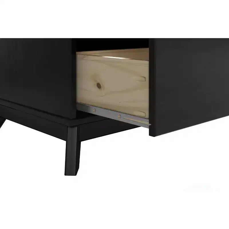 Commode moderne mi-siècle à 6 tiroirs en pin massif