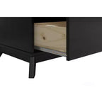 Commode moderne mi-siècle à 6 tiroirs en pin massif