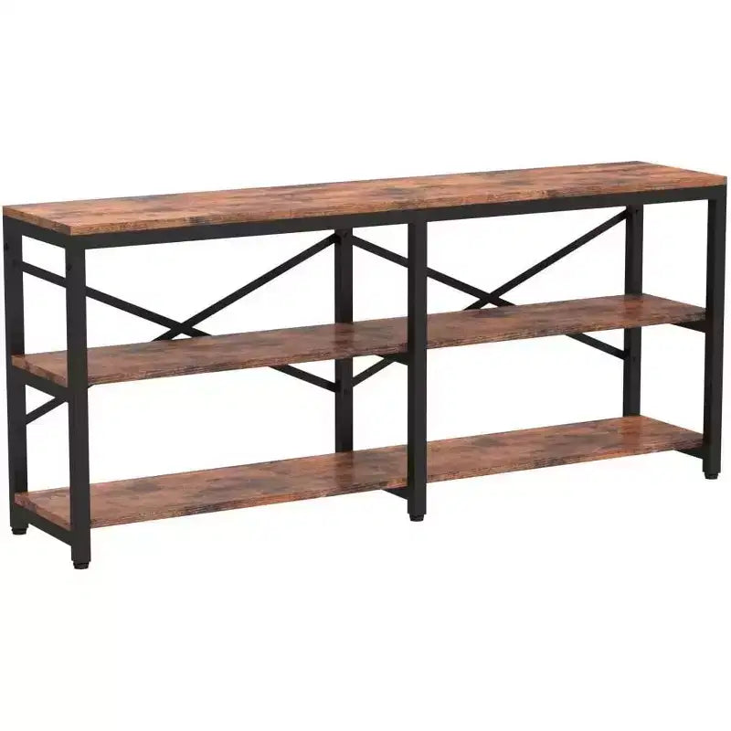 Tribesigns 70.9 Long Console Table, 3-Tier Hallway Entryway Table